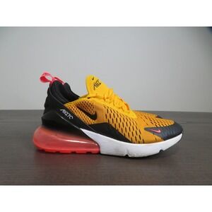 Nike Air Max 270 Shoes Womens 8 Youth 6.5 Yellow Black Red Running 943345-700